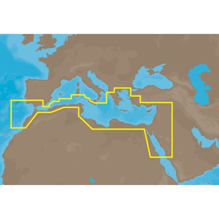 C-Map MAX EM-M112 - South Mediterranean Sea and Aegean Sea EM-M112C-CARD